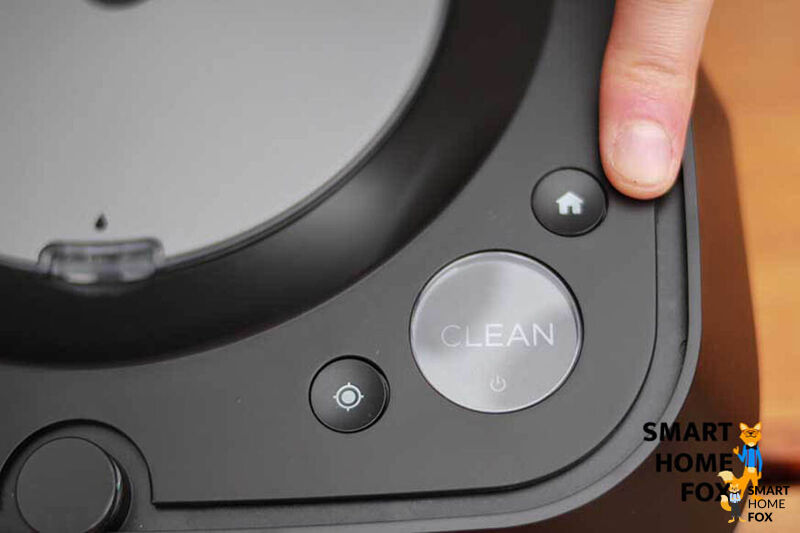 robot laveur irobot braava jet m6 boutons de controle